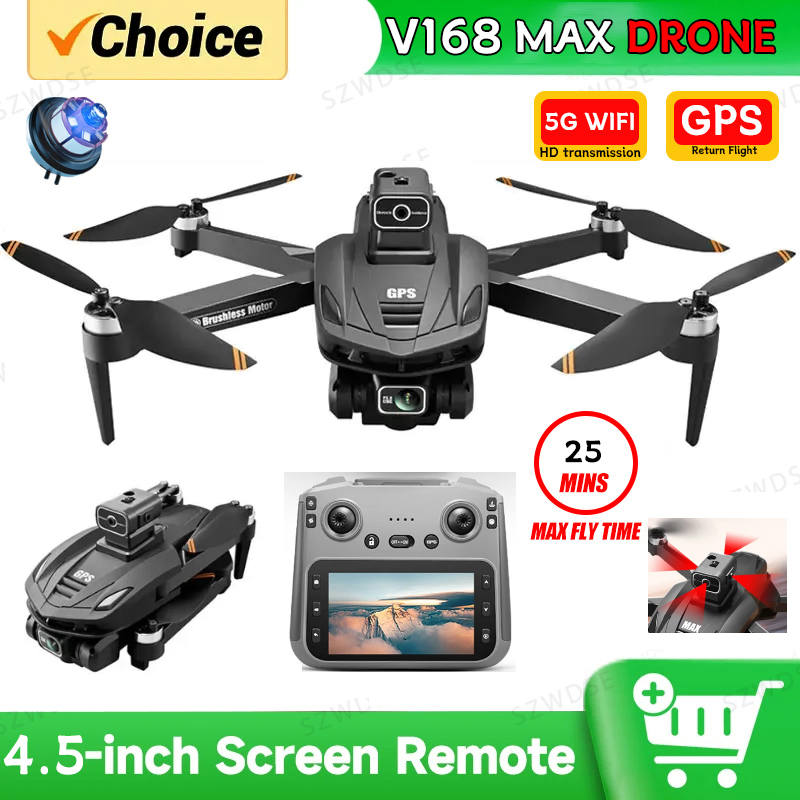 Jjrc Drone X12 - Дрон 2026 V168 MAX GPS с
