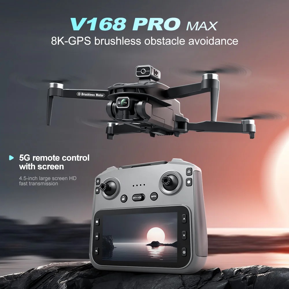 Дрон 2026 V168 MAX GPS с профе – обзор и цена Jjrc Drone X12